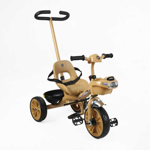 Велосипед 3-х колісний BS-70619 "Best Trike" (1) колеса EVA переднє 10’’, заднє 8’’, сталева рама, УКР. ОЗВУЧУВАННЯ, батьківська ручка, в коробці