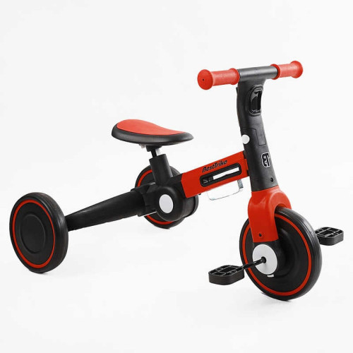 Велосипед 3-х колісний BS-45459 "Best Trike" (1) колеса EVA переднє 8’’, заднє 6’’, нейлонова рама, трансформується у велобіг, підсвічування, в коробці