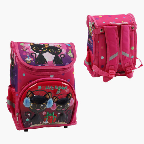 Рюкзак C 72951 (36) розмір: 26×17×35 см, 1 відділення, 3 кишені, регульовані лямки, на блискавці, в пакеті