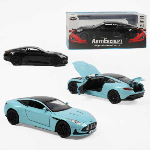 Машинка 84112 (48/2) "Авто Експерт", 2 види, металопластик, 1:32, звук, світло, інерція, відкриваються двері, в коробці
