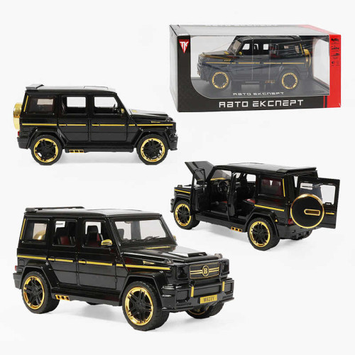 Джип RS-61800 (24) "Авто Експерт", металопластик, 1:24, звук, світло, інерція, відчиняються двері, в коробці