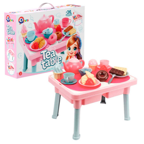 гр Столик з чайним набором 2246 (4) "Technok Toys", 26 аксесуарів, в коробці