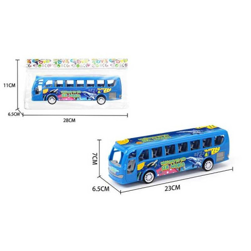 Автобус TMX 88-3 B (360/2) 23х6,5х7 см, інерція, в пакеті