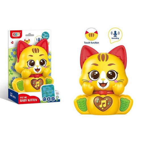 Музична іграшка O 13801 (96/2) гумові прорізувачі, мелодії, звуки, підсвічування, запис та відтворення голосу, сенсорна ділянка, на батарейках, в коробці
