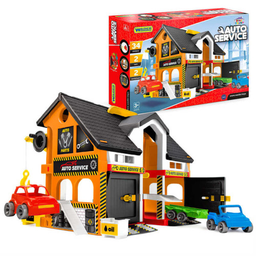 гр Гараж "Play house" авто-сервіс 25471 (10) "WADER", 2 машинки, в коробці