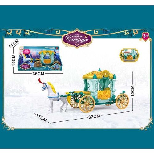 Карета SS 123 A (36/2) розмір 32х11х15 см, в коробці