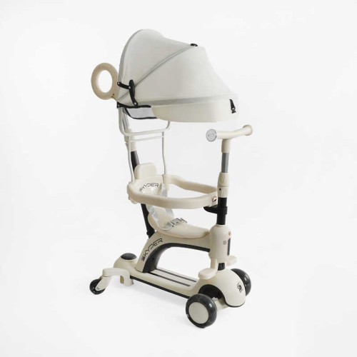 Самокат 5в1 "Skyper" LF-04478 (4) колеса PU 125х35мм зі світлом, озвучування та підсвічування платформи, с ДОП. КОЛЕСАМИ, захисний бампер
