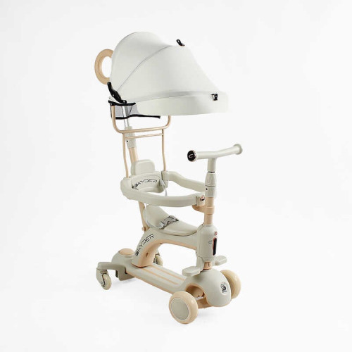 Самокат 5в1 "Skyper" LF-02865 (4) колеса PU 125х35мм зі світлом, озвучування та підсвічування платформи, с ДОП. КОЛЕСАМИ, захисний бампер