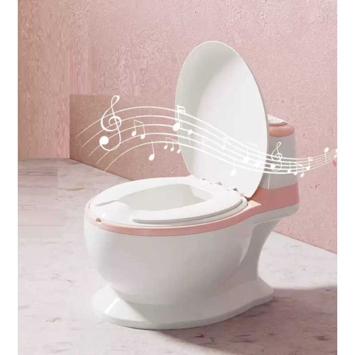 гр Горщик дитячий Bimbo 9226-58 (1) розмір: 28,5х22,5х39,5 см, колір Рожевий, озвучування, м`яке сидіння, в коробці