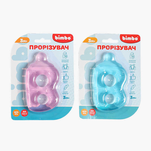 Прорізувач BM 28-4606 (336/2) 2 кольори, "Bimbo", “Пляшечка”, на листі, ВИДАЄТЬСЯ МІКС ВИДІВ
