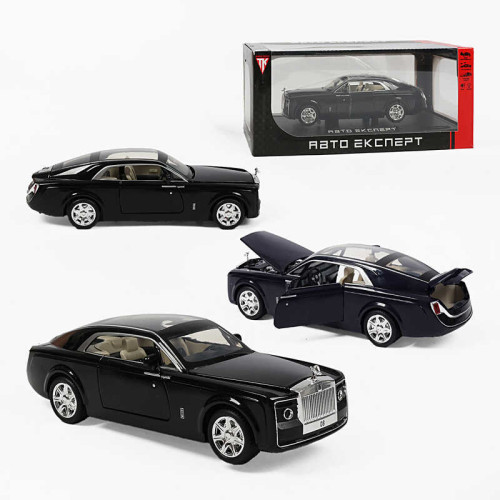 Машинка RS-87412 (24) "Авто Експерт", 2 кольори, металопластик, 1:24, звук, світло, інерція, відчиняються двері, багажник та капот, в коробці
