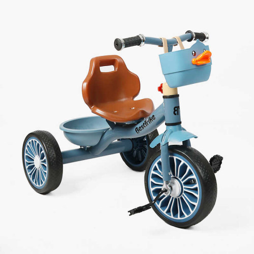 Велосипед 3-х колісний BS-74152/ BS-741-52 "Best Trike" (1) колеса EVA переднє 10’’, заднє 8``, сталева рама, кошик, в коробці