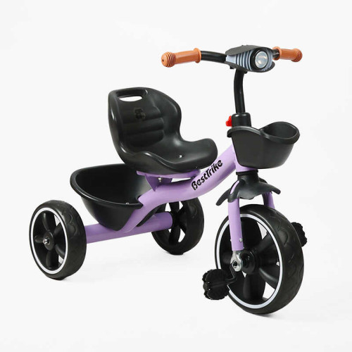 Велосипед 3-х колісний BS-28-474 "Best Trike" (1) колеса EVA переднє 10’’, заднє 8’’, сталева рама, ОЗВУЧУВАННЯ, в коробці