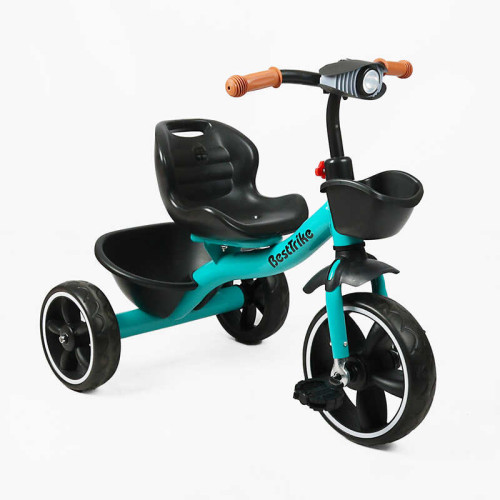 Велосипед 3-х колісний BS-36918 / BS-36-918 "Best Trike" (1) колеса EVA переднє 10’’, заднє 8’’, сталева рама, ОЗВУЧУВАННЯ, в коробці