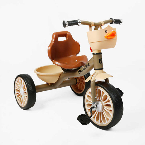 Велосипед 3-х колісний BS-81694/ BS-816-94 "Best Trike" (1) колеса EVA переднє 10’’, заднє 8``, сталева рама, кошик, в коробці