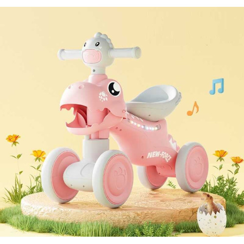 Толокар JOY LK-30721 (1) колеса PU, рама пластик, озвучування та підсвічування, в коробці