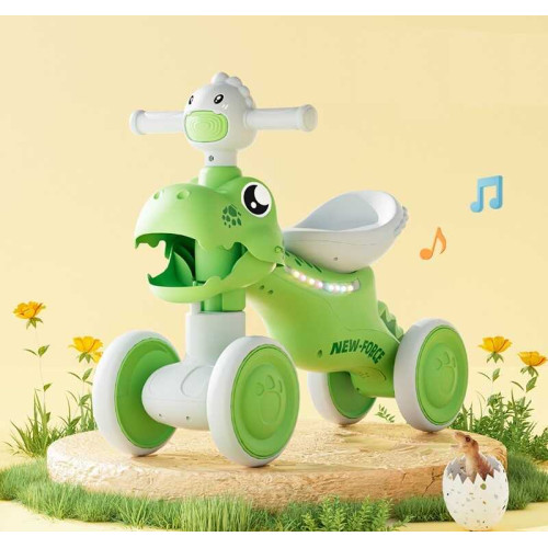 Толокар JOY LK-60812 (1) колеса PU, рама пластик, озвучування та підсвічування, в коробці