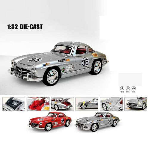 Машинка L-5634-80 (72/2) 2 кольори, "Авто Експерт", металопластик, 1:32, світло, звук, інерція, відчиняються двері, багажник, капот, в коробці