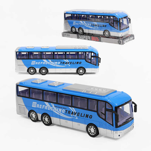 Автобус 828 A-4 (72/2)  “Міський”, розмір: 31.5х7х9.5 см, інерція, в слюді