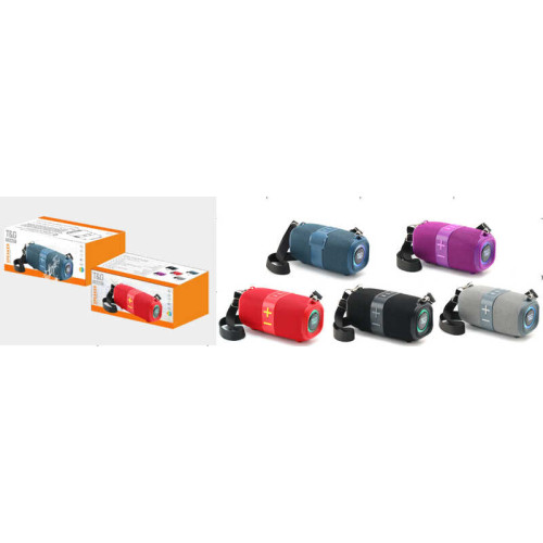 Колонка C 77903 (40) 5 кольорів, Bluetooth V 5.3, підсвічування, мікрофон, підтримка TF-карти, TWS, роз’єми AUX, type-С, USB, вбудований акумулятор 3,7V, в коробці, ВИДАЄТЬСЯ МІКС ВИДІВ