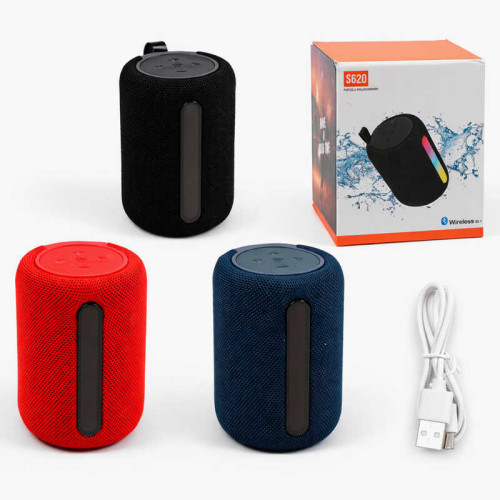 Колонка C 77569 (80) 5 кольорів, Bluetooth V5.1, LED-підсвічування, підтримка TF-карти, USB-слот, вбудований акумулятор 3,7V, в коробці, ВИДАЄТЬСЯ МІКС ВИДІВ