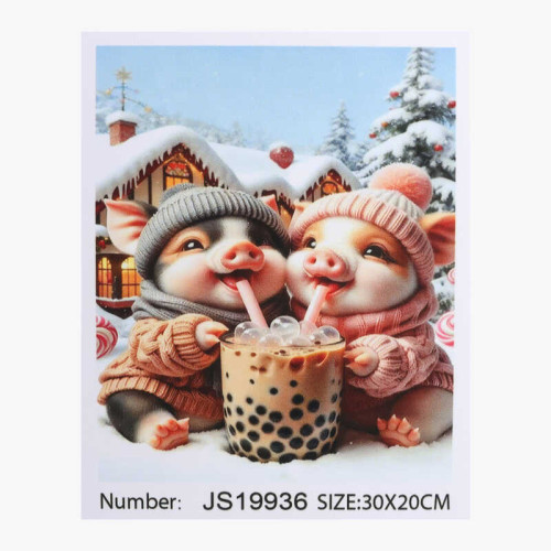 Алмазна мозаїка JS 19936 (50) "TK Group", 30x20 см, в коробці