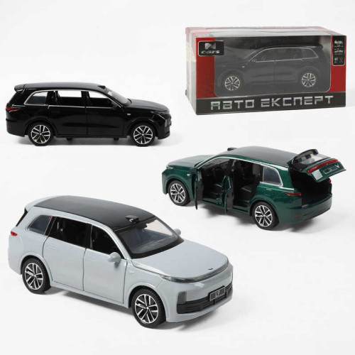 Машинка L-4780-36 (72)  “Авто Експерт”, 3 види, металопластик, масштаб: 1:32, підсвічування, звук, інерція, відкриваються двері, багажник, гумові шини,  в коробці, ВИДАЄТЬСЯ МІКС